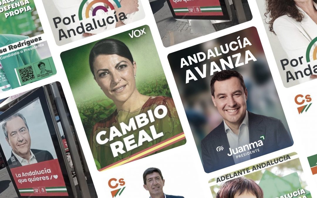 En clave no verbal: Cómo leer los carteles electorales de Andalucía